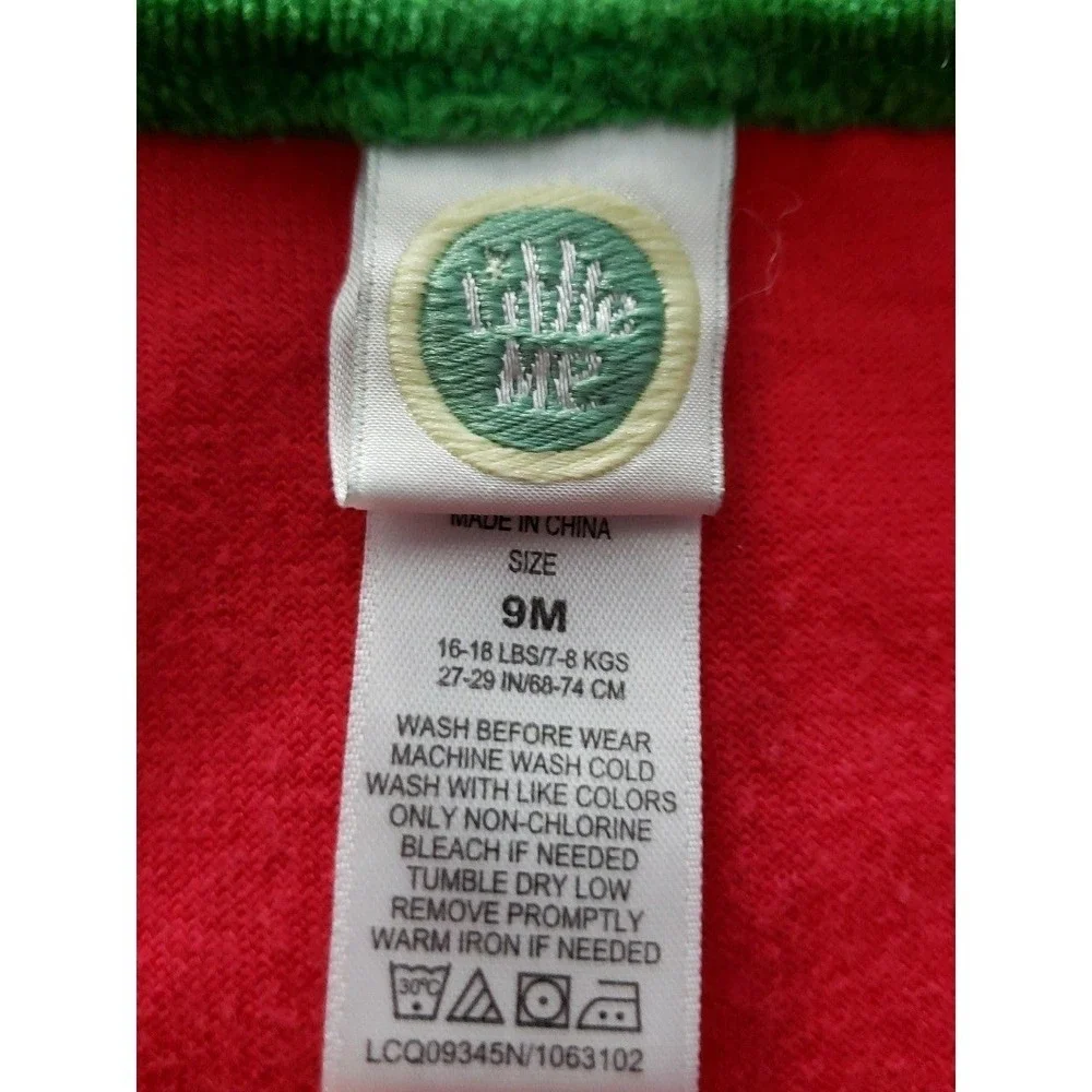 Little‎ Me Baby's First Christmas Sleeper One Piece Size 9M